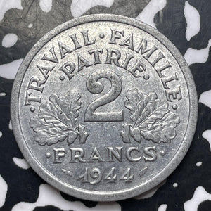 1944-C France 2 Francs (12 Available) (1 Coin Only)