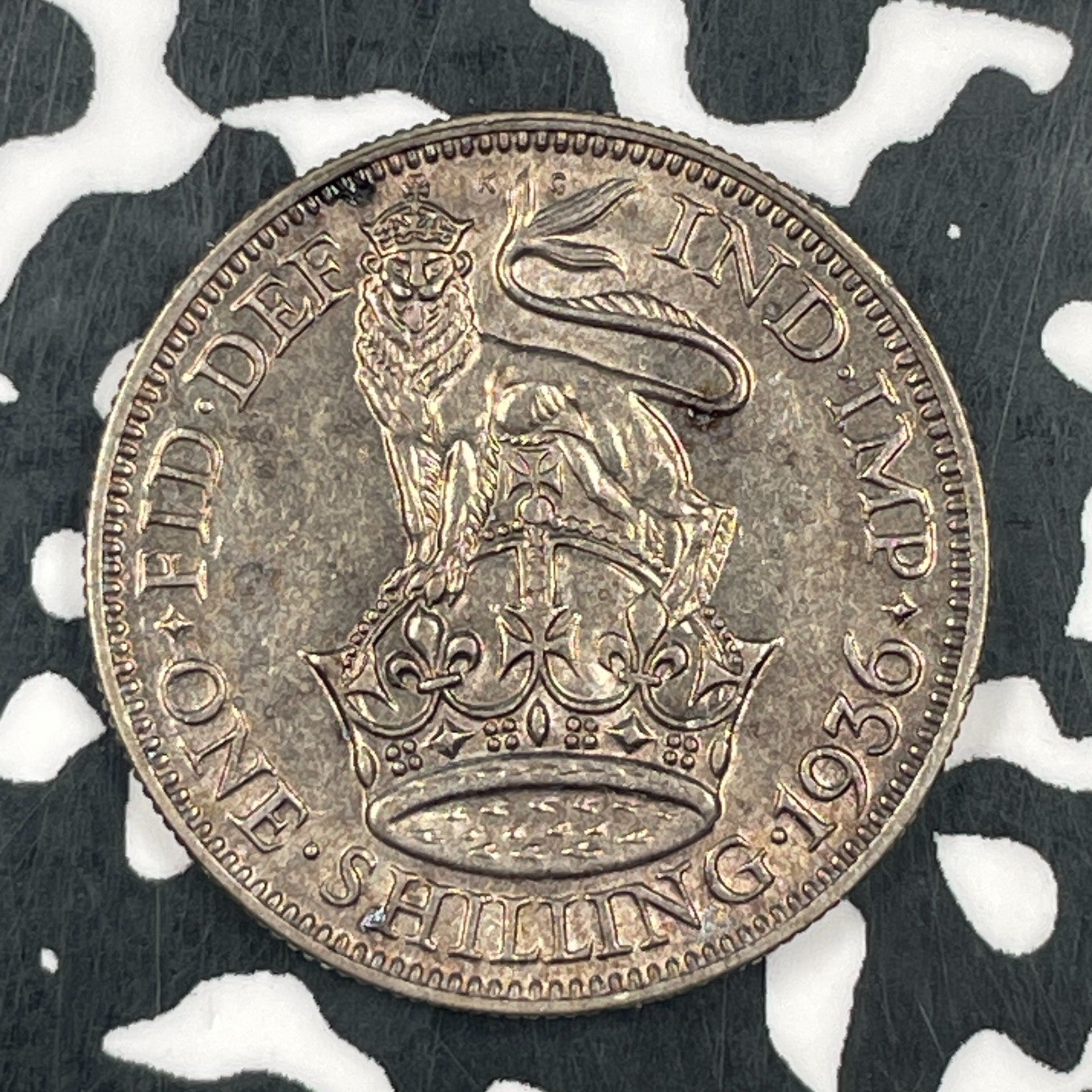 1936 Great Britain 1 Shilling Lot#F5576 Silver! Nice!
