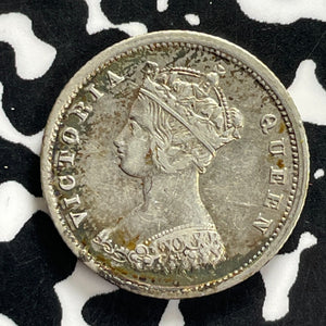 1866 Hong Kong 10 Cents Lot#JM0170 Silver! Nice! Better Date