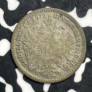 1872-A Austria 10 Kreuzer Lot#C0586