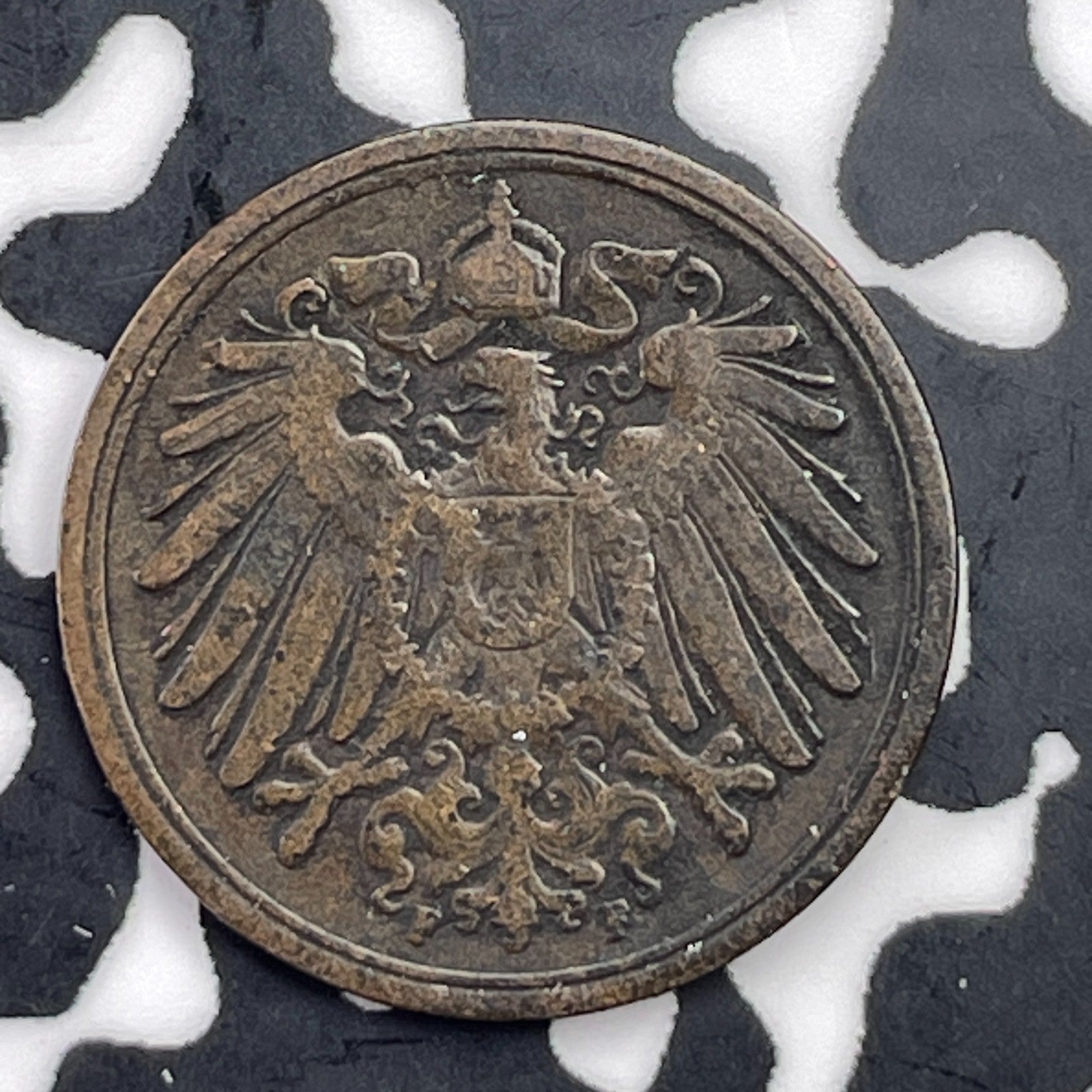 1895-F Germany 1 Pfennig Lot#C4383 Better Date