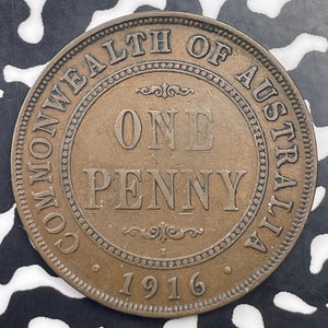 1916-I Australia 1 Penny Lot#C1445
