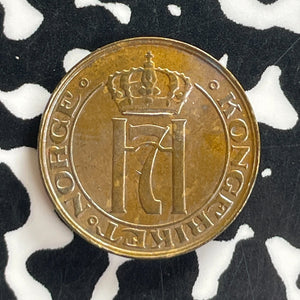1929 Norway 1 Ore Lot#T7620 High Grade! Beautiful!
