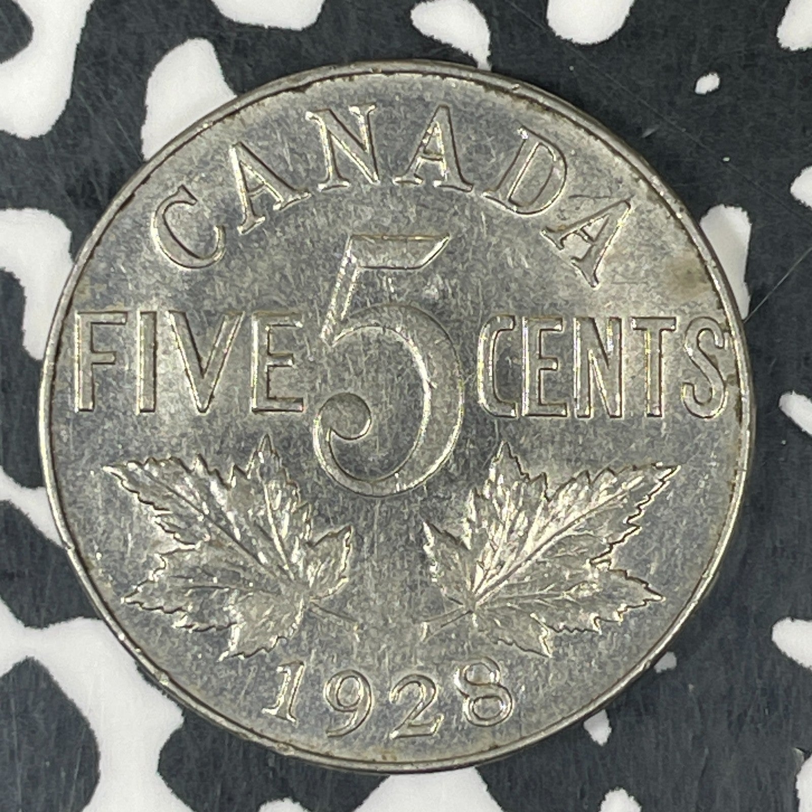 1928 Canada 5 Cents Lot#C8632 Nice!