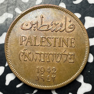 1942 Palestine 2 Mils Lot#E7152 High Grade! Beautiful!