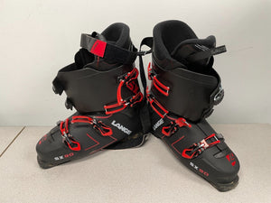 Lange SX 90 Red & Black Size 30.5 Snowboarding Boots, Barely Used, With Box