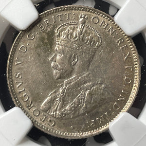 1935 Australia 1 Shilling NGC MS61 Lot#G8782 Silver! Nice UNC!