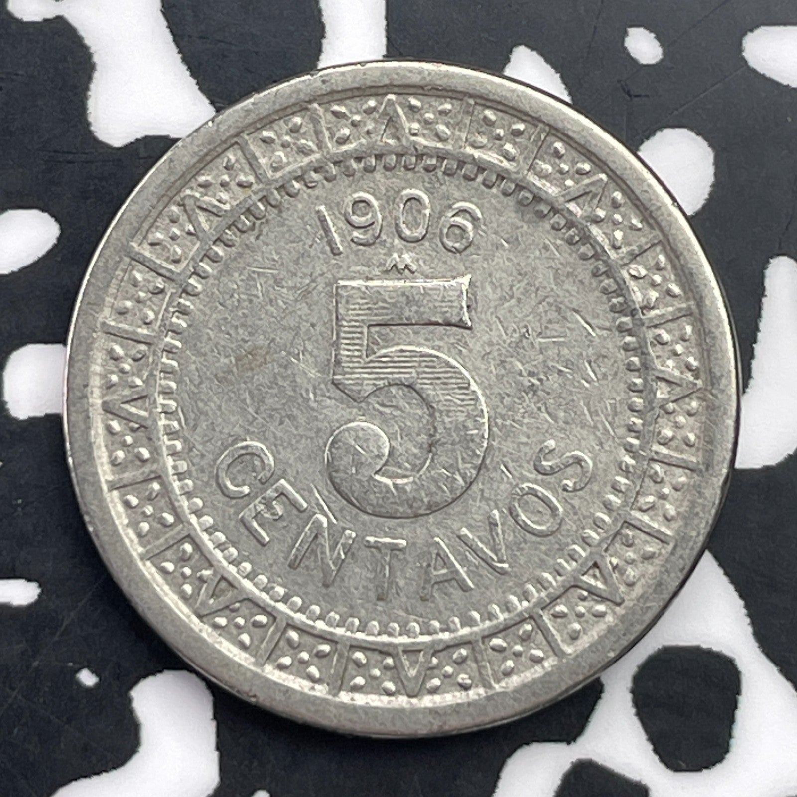 1906-M Mexico 5 Centavos Lot#C4337 Nice!