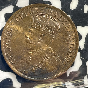 1914 Canada Large Cent ICCS AU55 Lot#OV1601