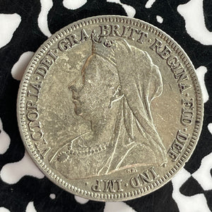 1896 Great Britain 1 Shilling Lot#T7328 Silver!