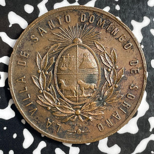 1908 Uruguay Santo Domingo Bicentennial Medal Lot#E2514 38mm