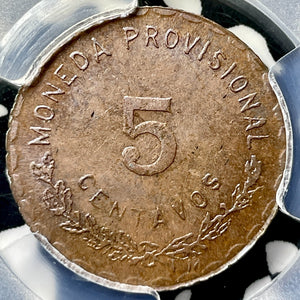 1915 Mexico Oaxaca 5 Centavos PCGS MS62BN Lot#G9822 Nice UNC! KM#720