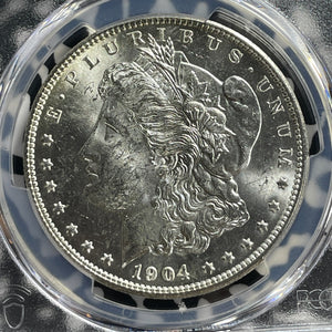 1904-O U.S. $1 Morgan Dollar PCGS MS63 Lot#G372 Silver! Choice UNC!