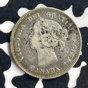 1889 Canada 5 Cents Lot#JM9641 Silver! Key Date!