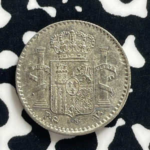 1896 Puerto Rico 5 Centavos Lot#JM0141 Silver! Nice!