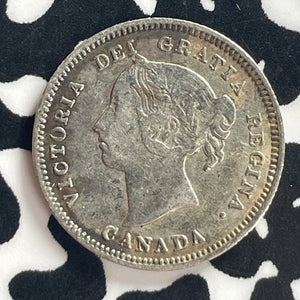1890-H Canada 5 Cents Lot#T7903 Silver!