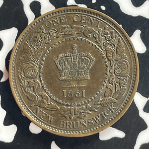1861 New Brunswick Large Cent Lot#T7977 Nice!