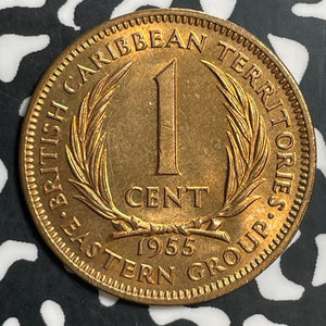 1955 Eastern Caribbean Territories 1 Cent Lot#E7967 High Grade! Beautiful!