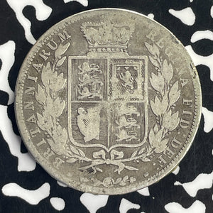 1883 Great Britain 1/2 Crown Half Crown Lot#T8669 Silver!