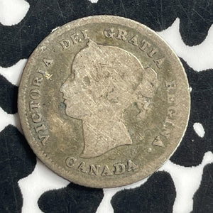 1874-H Canada 5 Cents Lot#T6945 Silver!