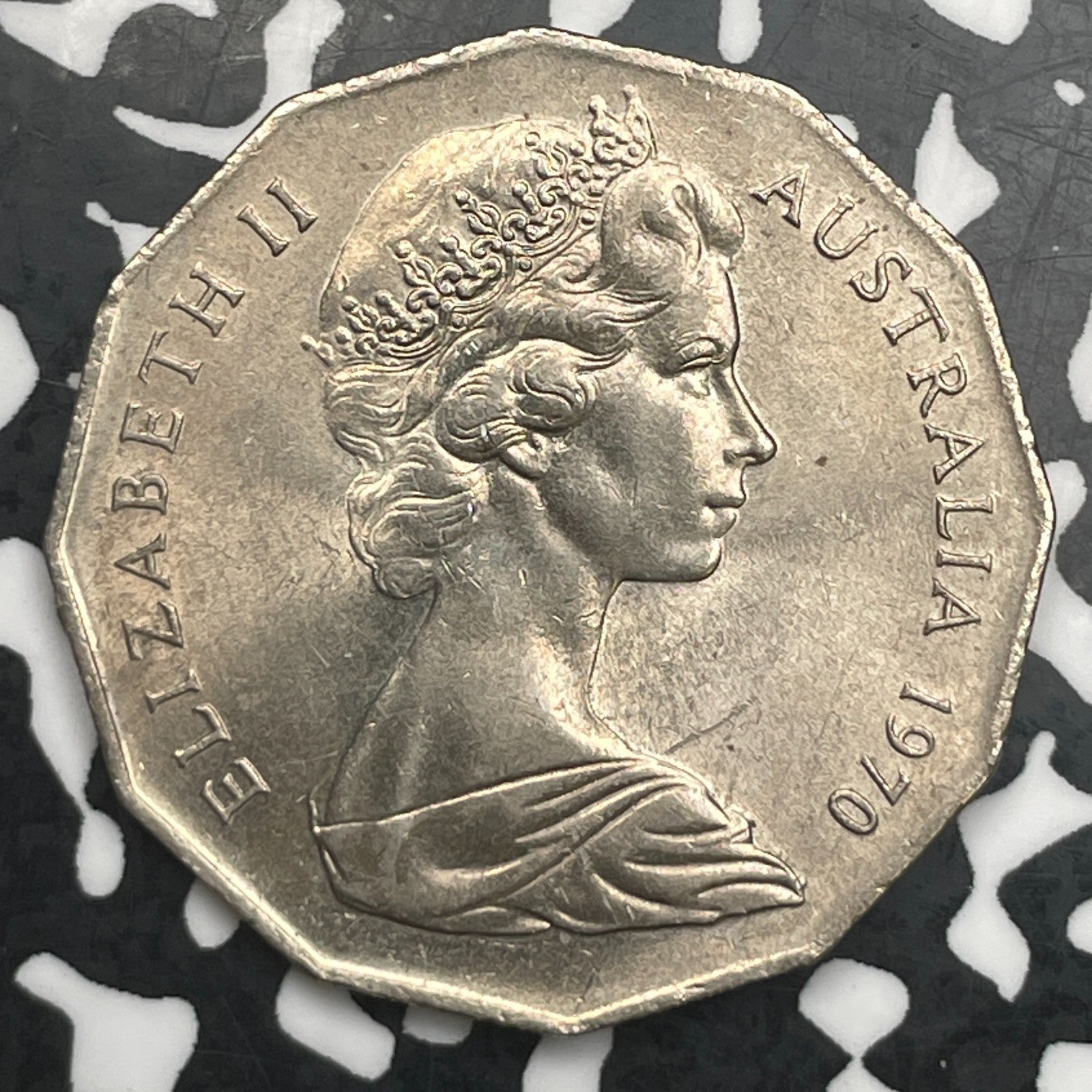 1970 Australia 50 Cents Lot#F7318 High Grade! Beautiful!