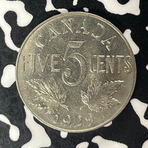 1929 Canada 5 Cents Lot#T5914 Nice!