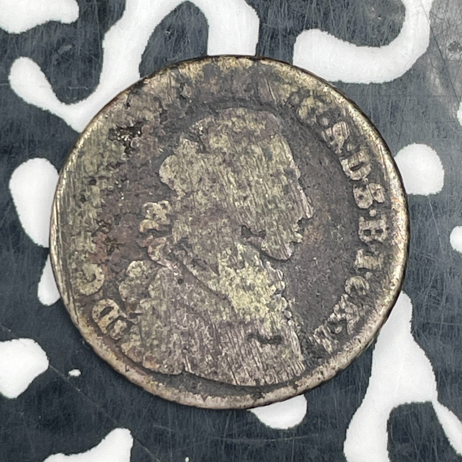 1764 Germany Jever 12 Groot 12 Groten Lot#N3238 Silver! Planchet Flaw