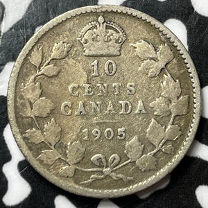 1905 Canada 10 Cents Lot#D7758 Silver!