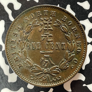 1889-H British North Borneo 1 Cent Lot#JM9367 Nice!