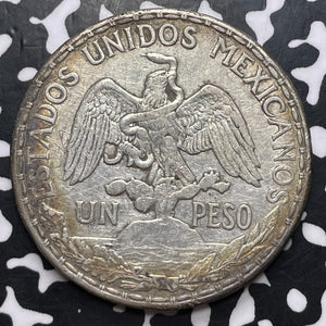 1913 Mexico 1 Caballito 1 Peso Lot#JM8967 Large Silver!