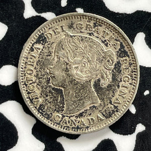 1899 Canada 5 Cents Lot#JM0173 Silver! High Grade! Beautiful!