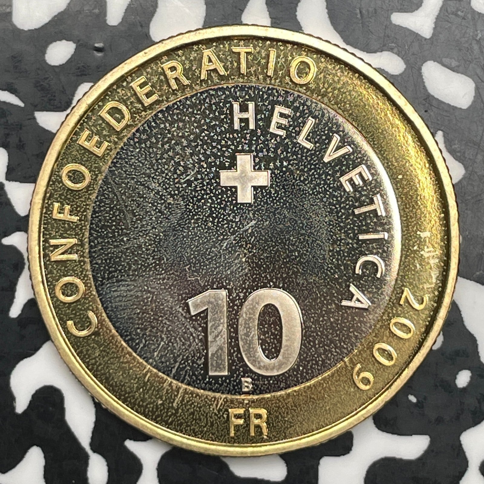 2009 Switzerland 10 Francs Lot#F7335 High Grade! Beautiful! Red Deer