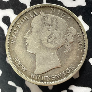 1862 New Brunswick 20 Cents Lot#JM9272 Silver!