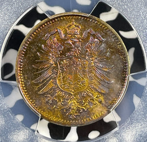 (c.1887) Canada Montreal Gesangverein Teutonia 5 Cents Token PCGS MS62 Lot#G054