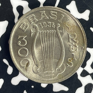 1936 Brazil 300 Reis Lot#T8779 High Grade! Beautiful!