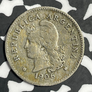 1906 Argentina 10 Centavos Lot#E6714