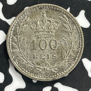 1910 Portugal 100 Reis Lot#C0200 Silver!