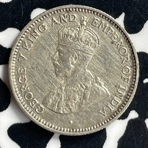 1936 British Guiana 4 Pence Fourpence Lot#T7127 Silver!