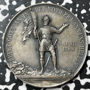 1888 Switzerland Glarus Battle Of Nafels/Victory Over Habsburgs Medal Lot#JM7052