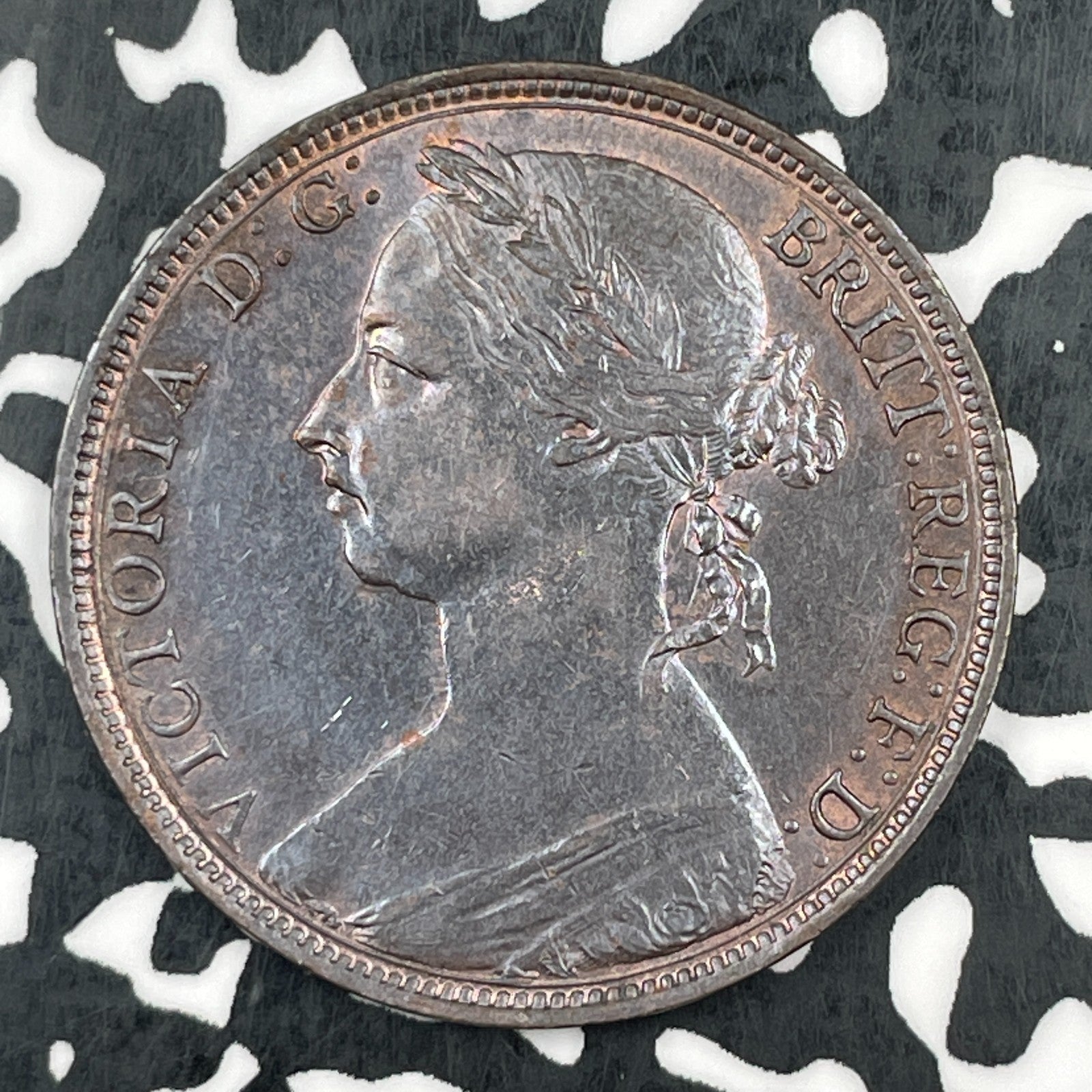 1891 Great Britain Victoria 1 Penny Lot#JM1582 High Grade! Beautiful!