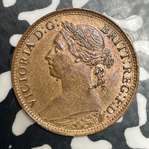 1881-H Great Britain 1 Farthing Lot#T3248 High Grade! Beautiful!
