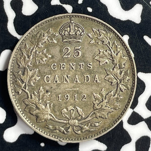 1912 Canada 25 Cents Lot#T7142 Silver!