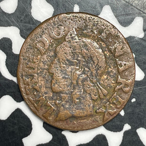 1643-E France Double Tournois Lot#T6500