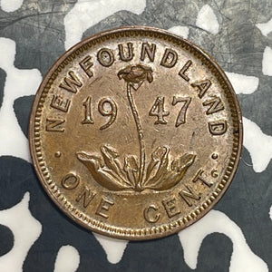 1947 Newfoundland Small Cent Lot#T6403 Nice!