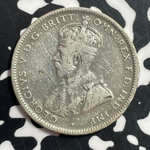 1921 (Star) Australia 1 Shilling Lot#T1556 Silver! Better Date