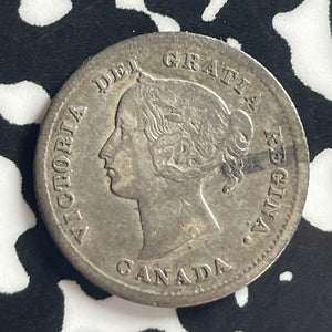 1872-H Canada 5 Cents Lot#T7888 Silver! Nice!