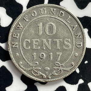 1917-C Newfoundland 10 Cents Lot#C0806 Silver!