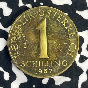 1967 Austria 1 Schilling Lot#T8556 Proof!