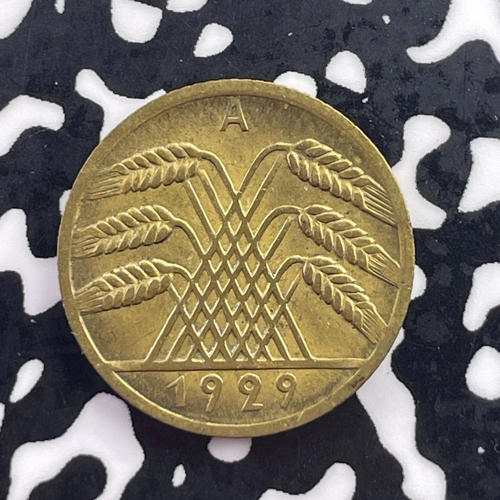 1929-A Germany 10 Pfennig Lot#C6905 Nice!