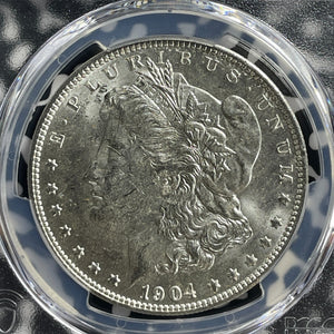 1904-O U.S. $1 Morgan Dollar PCGS MS63 Lot#G408 Silver! Choice UNC!
